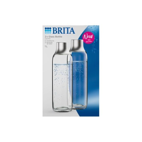 Butelka Brita sodaTRIO (2 szt., szklane)