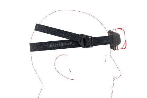 Latarka czołowa LED Ledlenser HF6R Core Black