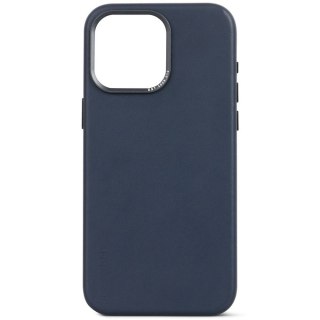 Decoded - skórzana obudowa ochronna do iPhone 15 Pro kompatybilna z MagSafe (ture navy)