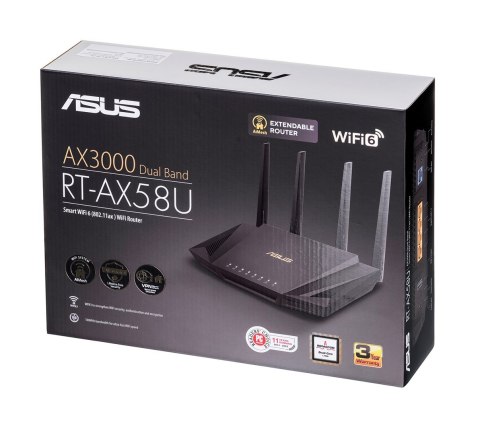 ASUS-RT-AX58U AX3000 dual-band Wi-Fi router