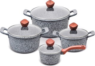 PROMIS ZESTAW GARNKÓW GRANITE, RONDEL 16 CM,GARNKI