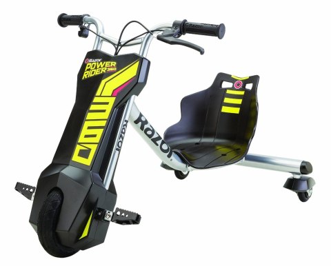 Pojazd elektryczny do driftu Razor Powerride 20173801 (kolor czarny, kolor żółty) Pojazd elektryczny do driftu Razor Powerride 20173801 (kolor czarny, kolor żółty)