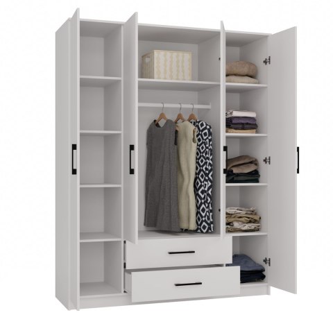 SZAFA ROMANA 160X205 BIAŁA BEZ LUSTRA SZAFA ROMANA 160X205 BIAŁA BEZ LUSTRA