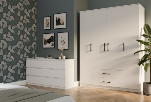 SZAFA ROMANA 160X205 BIAŁA BEZ LUSTRA SZAFA ROMANA 160X205 BIAŁA BEZ LUSTRA
