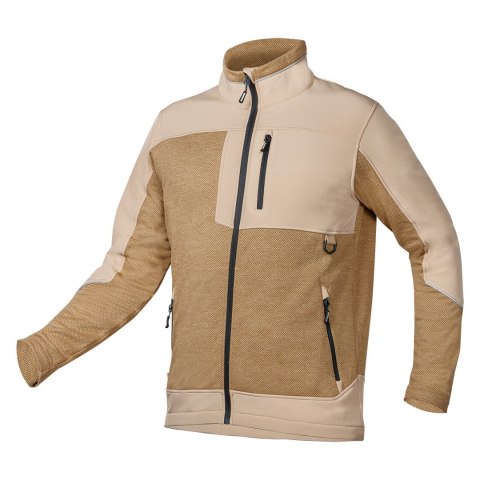 Bluza softshell OUTDOOR, beżowa, rozmiar XL Bluza softshell OUTDOOR, beżowa, rozmiar XL