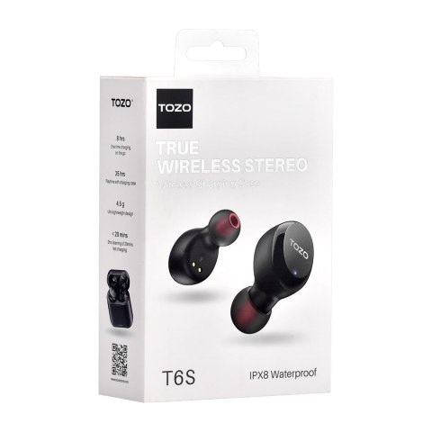 Słuchawki TWS TOZO T6S Black