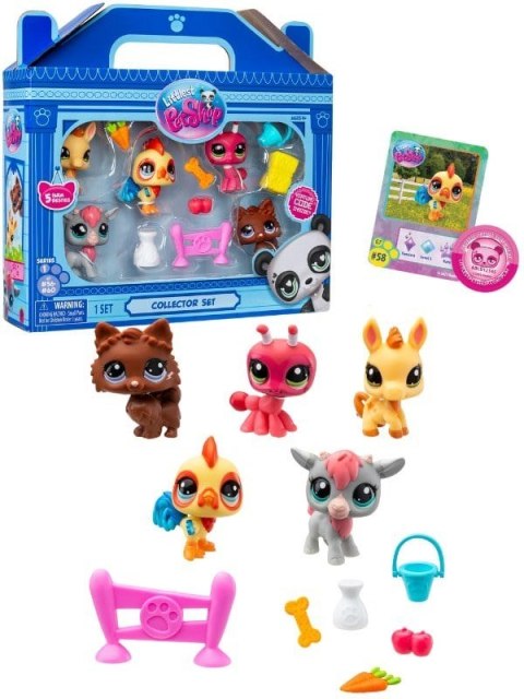 Littlest Pet Shop Zestaw Farma z 5 figurkami 00510 Littlest Pet Shop Zestaw Farma z 5 figurkami 00510