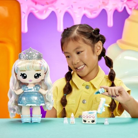MGA Entertainment Yummiland Large Doll + Lipgloss Pet- Callie Birthday Cake