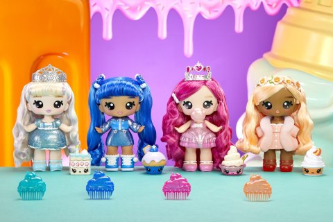 MGA Entertainment Yummiland Large Doll + Lipgloss Pet- Callie Birthday Cake