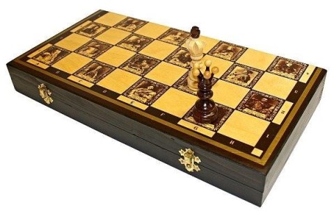 Szachy Wawel drewniane średnie 44cm