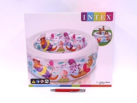 Basen w rybki z nadmuchiwaną podłogą w pudełku 52x56cm 58480NP INTEX Basen w rybki z nadmuchiwaną podłogą w pudełku 52x56cm 58480NP INTEX