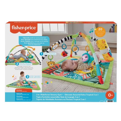 FISHER PRICE MATA EDUKACYJNA 3W1 LAS TROPIKALNY HJW08 FISHER PRICE MATA EDUKACYJNA 3W1 LAS TROPIKALNY HJW08