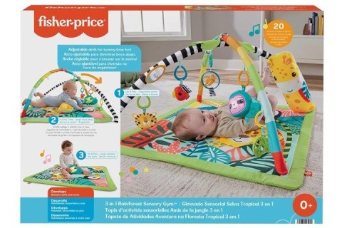 FISHER PRICE MATA EDUKACYJNA 3W1 LAS TROPIKALNY HJW08 FISHER PRICE MATA EDUKACYJNA 3W1 LAS TROPIKALNY HJW08