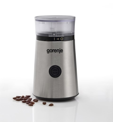 Gorenje | Młynek do kawy | SMK150E | 150 W | Pojemność ziaren kawy 60 g | Wyłącznik bezpieczeństwa pokrywy | Stal nierdzewna Gorenje | Młynek do kawy | SMK150E | 150 W | Pojemność ziaren kawy 60 g | Wyłącznik bezpieczeństwa pokrywy | Stal nierdzewna