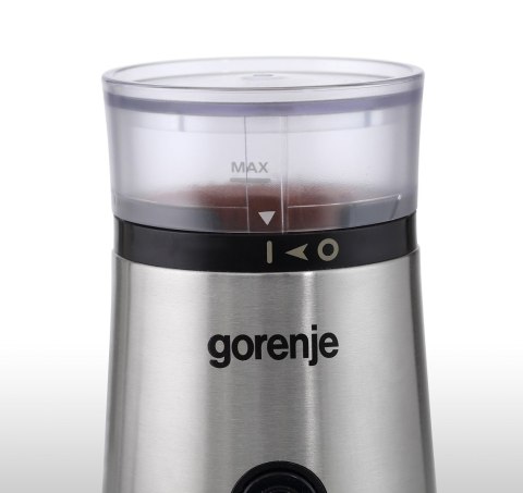 Gorenje | Młynek do kawy | SMK150E | 150 W | Pojemność ziaren kawy 60 g | Wyłącznik bezpieczeństwa pokrywy | Stal nierdzewna Gorenje | Młynek do kawy | SMK150E | 150 W | Pojemność ziaren kawy 60 g | Wyłącznik bezpieczeństwa pokrywy | Stal nierdzewna