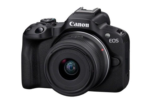 Canon EOS R50, Black + RF-S 18-45mm F4.5-6.3 IS STM Kit Bezlusterkowiec 24,2 MP CMOS 6000 x 4000 px Czarny Canon EOS R50, Black + RF-S 18-45mm F4.5-6.3 IS STM Kit Bezlusterkowiec 24,2 MP CMOS 6000 x 4000 px Czarny