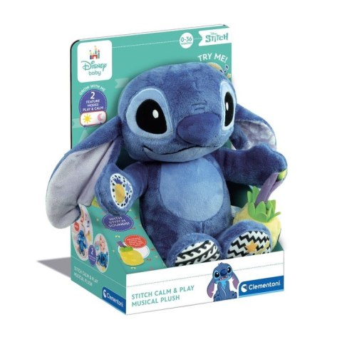 Clementoni Disney Baby Stitch Calm & Play Musical Plush Clementoni Disney Baby Stitch Calm & Play Musical Plush