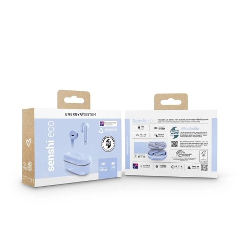 Energy Sistem Senshi Eco Zestaw słuchawkowy True Wireless Stereo (TWS) Douszny Połączenia/Muzyka/Sport/Codzienność Bluetooth Jas Energy Sistem Senshi Eco Zestaw słuchawkowy True Wireless Stereo (TWS) Douszny Połączenia/Muzyka/Sport/Codzienność Bluetooth Jas
