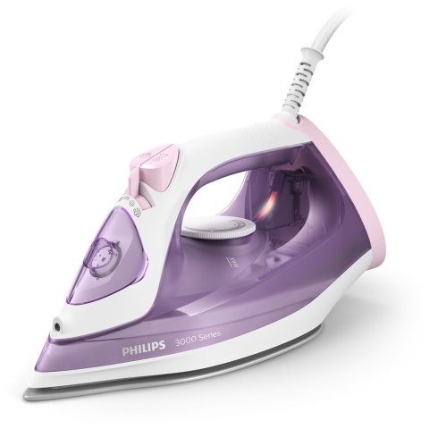 Philips 3000 series DST3010/30 żelazko Żelazko parowe Płyta ceramiczna 2000 W Fioletowy, Biały