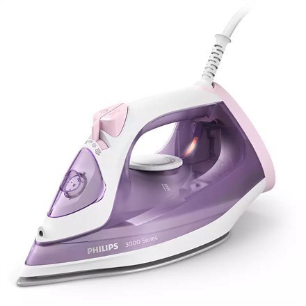 Philips 3000 series DST3010/30 żelazko Żelazko parowe Płyta ceramiczna 2000 W Fioletowy, Biały