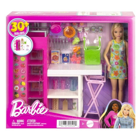 BARBIE SPIŻARNIA ZESTAW + LALKA HJV38