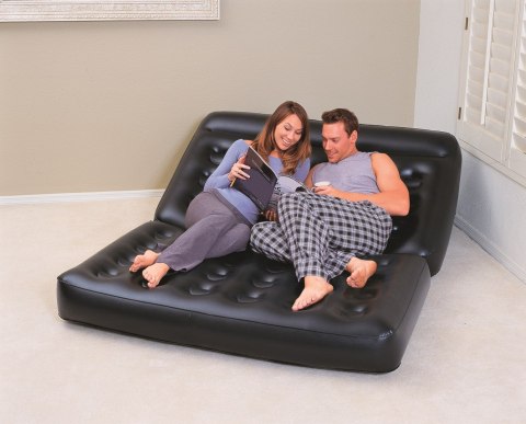 Bestway 75054 sofa nadmuchiwana Czarny Winyl