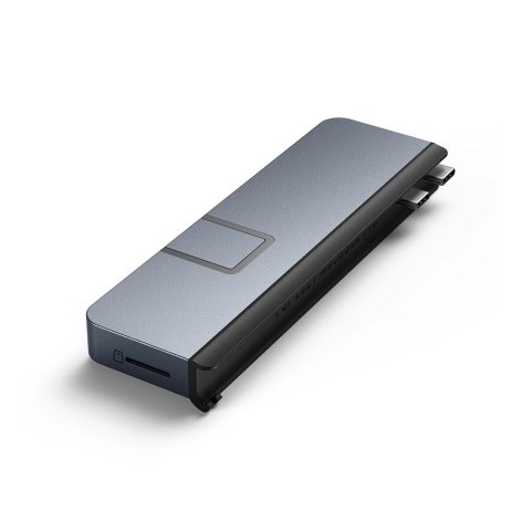 HYPER DUO PRO 7-in-2 USB-C Hub USB Type-C 104 Mbit/s Szary HYPER DUO PRO 7-in-2 USB-C Hub USB Type-C 104 Mbit/s Szary