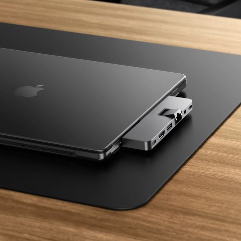 HYPER DUO PRO 7-in-2 USB-C Hub USB Type-C 104 Mbit/s Szary HYPER DUO PRO 7-in-2 USB-C Hub USB Type-C 104 Mbit/s Szary