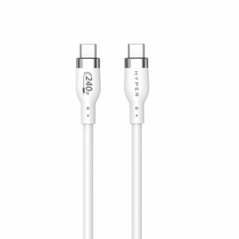 HYPER HJ4001WHGL kabel USB USB 2.0 1 m USB C Biały HYPER HJ4001WHGL kabel USB USB 2.0 1 m USB C Biały