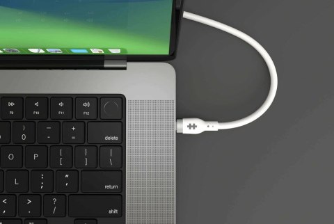 HYPER HJ4001WHGL kabel USB USB 2.0 1 m USB C Biały HYPER HJ4001WHGL kabel USB USB 2.0 1 m USB C Biały