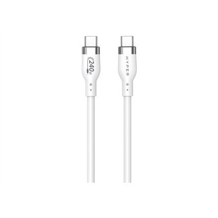 HYPER HJ4001WHGL kabel USB USB 2.0 1 m USB C Biały HYPER HJ4001WHGL kabel USB USB 2.0 1 m USB C Biały