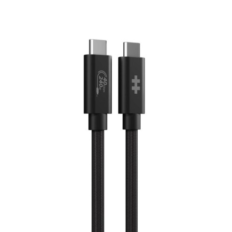 HYPER HyperDrive Next kabel USB USB4 Gen 3x2 1,2 m USB C Czarny HYPER HyperDrive Next kabel USB USB4 Gen 3x2 1,2 m USB C Czarny