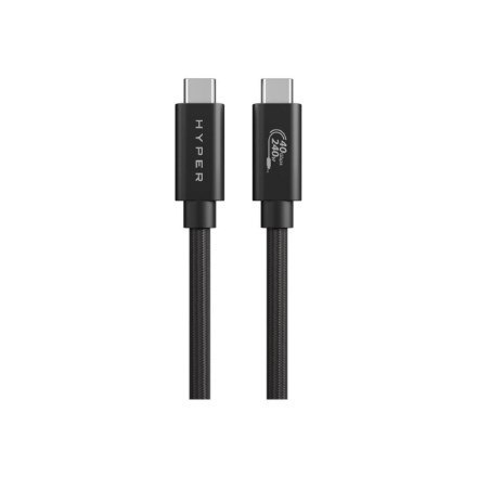HYPER HyperDrive Next kabel USB USB4 Gen 3x2 1,2 m USB C Czarny HYPER HyperDrive Next kabel USB USB4 Gen 3x2 1,2 m USB C Czarny