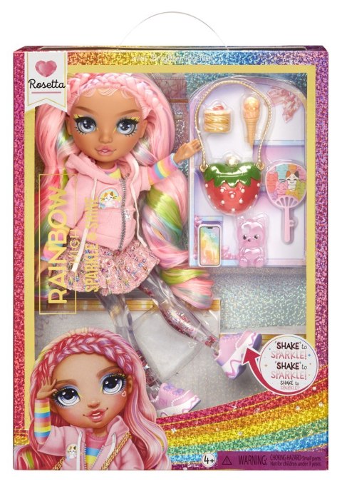 Rainbow High Sparkle & Shine Fashion Dolls- Rosetta (Pink)