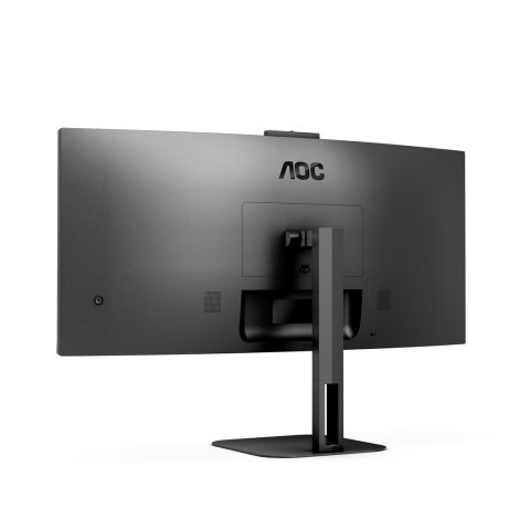 AOC V5 CU34V5CW/BK LED display 86,4 cm (34") 3440 x 1440 px Wide Quad HD Czarny AOC V5 CU34V5CW/BK LED display 86,4 cm (34") 3440 x 1440 px Wide Quad HD Czarny