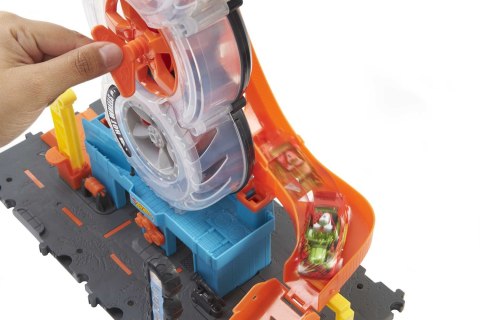 Hot Wheels Wyścigowy warsztat opon Zestaw HDP02 MATTEL