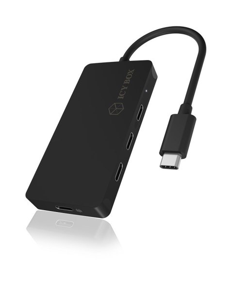 ICY BOX IB-HUB1429-CPD USB 3.2 Gen 2 (3.1 Gen 2) Type-C 10000 Mbit/s Czarny