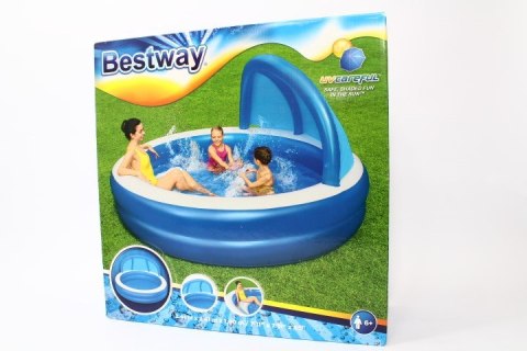 Bestway 54337 basen zewnętrzny naziemny Basen nadmuchiwany W kształcie okręgu 850 l Niebieski, Biały Bestway 54337 basen zewnętrzny naziemny Basen nadmuchiwany W kształcie okręgu 850 l Niebieski, Biały