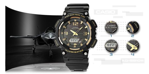Zegarek Męski CASIO AQ-S810W-1A3VDF 10 Bar SOLAR Do pływania Zegarek Męski CASIO AQ-S810W-1A3VDF 10 Bar SOLAR Do pływania