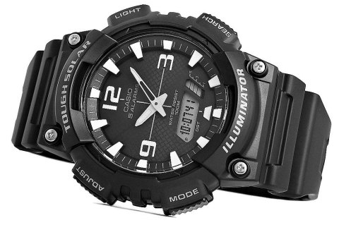 Zegarek Męski CASIO AQ-S810W-1AVEF 10 Bar SOLAR Do pływania Zegarek Męski CASIO AQ-S810W-1AVEF 10 Bar SOLAR Do pływania