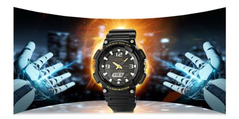Zegarek Męski CASIO AQ-S810W-1BVDF 10 Bar SOLAR Do pływania Zegarek Męski CASIO AQ-S810W-1BVDF 10 Bar SOLAR Do pływania