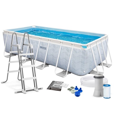 Basen ogrodowy stelażowy 400 x 200 x 100 cm 4w1 INTEX 26780 Basen ogrodowy stelażowy 400 x 200 x 100 cm 4w1 INTEX 26780