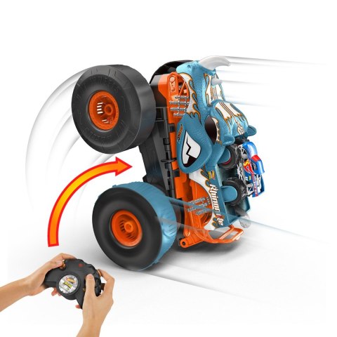 Hot Wheels Monster Truck Rhinomite Mega Transformacja HPK27 Pojazd zdalnie sterowany 1:12 MATTEL Hot Wheels Monster Truck Rhinomite Mega Transformacja HPK27 Pojazd zdalnie sterowany 1:12 MATTEL