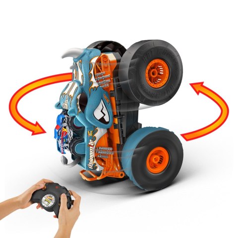 Hot Wheels Monster Truck Rhinomite Mega Transformacja HPK27 Pojazd zdalnie sterowany 1:12 MATTEL Hot Wheels Monster Truck Rhinomite Mega Transformacja HPK27 Pojazd zdalnie sterowany 1:12 MATTEL