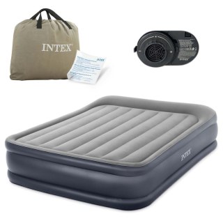 MATERAC DMUCHANY 203X152X42 CM Z WBUDOWANĄ POMPKĄ ELEKTRYCZNĄ INTEX 64136ND