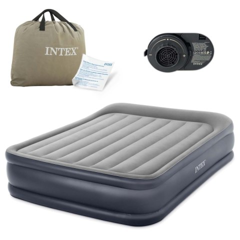 MATERAC DMUCHANY 203X152X42 CM Z WBUDOWANĄ POMPKĄ ELEKTRYCZNĄ INTEX 64136ND