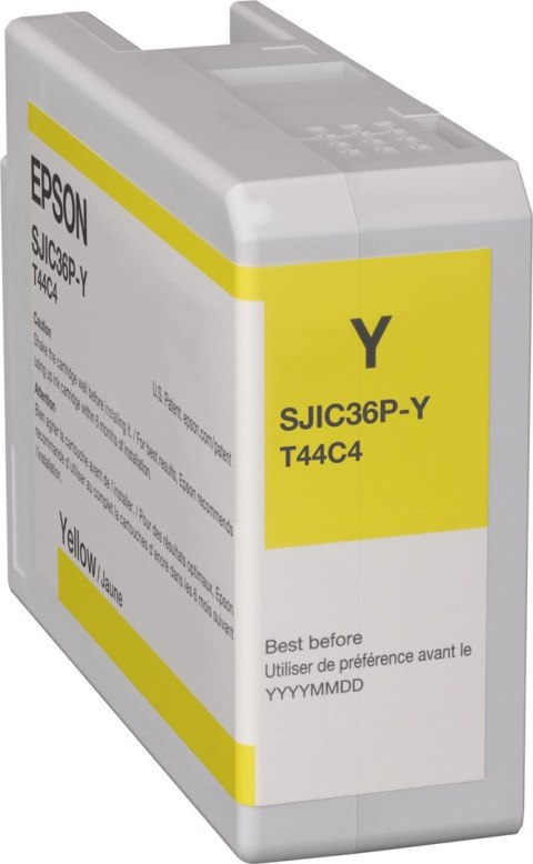 Epson SJIC36P(Y) nabój z tuszem Żółty Epson SJIC36P(Y) nabój z tuszem Żółty
