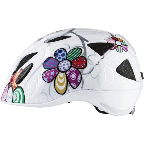 Kask rowerowy ALPINA XIMO FLASH biały w kwiatki 49-54 Kask rowerowy ALPINA XIMO FLASH biały w kwiatki 49-54