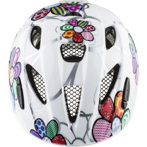 Kask rowerowy ALPINA XIMO FLASH biały w kwiatki 49-54 Kask rowerowy ALPINA XIMO FLASH biały w kwiatki 49-54