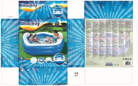 Basen dmuchany SPA 213x207x69 B54153 72115